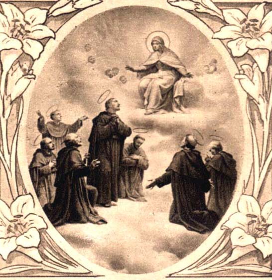 Santos Fundadores Siervos de la Virgen María